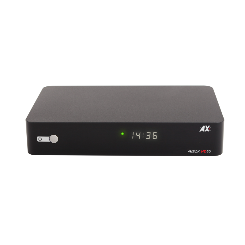 AX OPTICUM 4K BOX HD60 1x DVB-S2X 