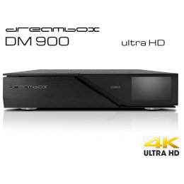 Kopia DREAMBOX DM900 RC10 UHD 4K DUAL HEVC 2xDVB-S2 POWYSTAWOWY