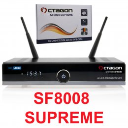 OCTAGON SF8008 SUPREME COMBO UHD 4K 1xDVB-S2X 1xDVB-T2/C